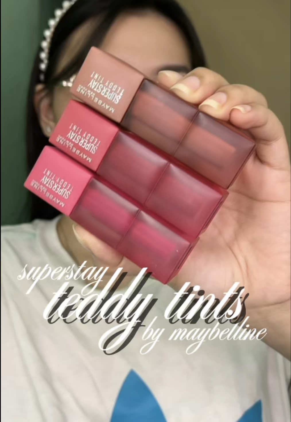 set, teddy, go!🧸 meet the newest superstay teddy tints from @Maybelline New York PH  #teddytint #maybellineph #babellinevibetribe #superstayteddytintph #setteddygo 