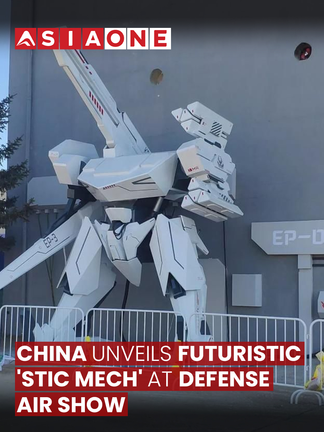 China Unveils Futuristic 'Stic Mech' at Defense Air Show | Asia One News  #AsiaOne #asiaonenews #EnglishNews #ChinaDefense #SticMech #MilitaryTech #Airshow2025 #robotics #ChinaMilitary #techreveals