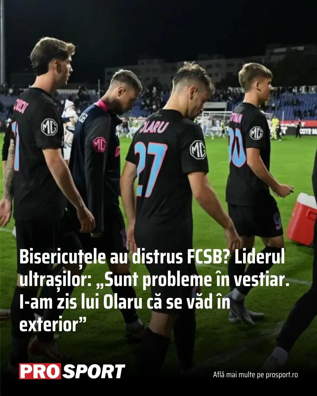 Bisericuțele au distrus FCSB? Liderul ultrașilor: „Sunt probleme în vestiar. I-am zis lui Olaru că se văd în exterior” #fcsb #gigibecali #superliga #prosport