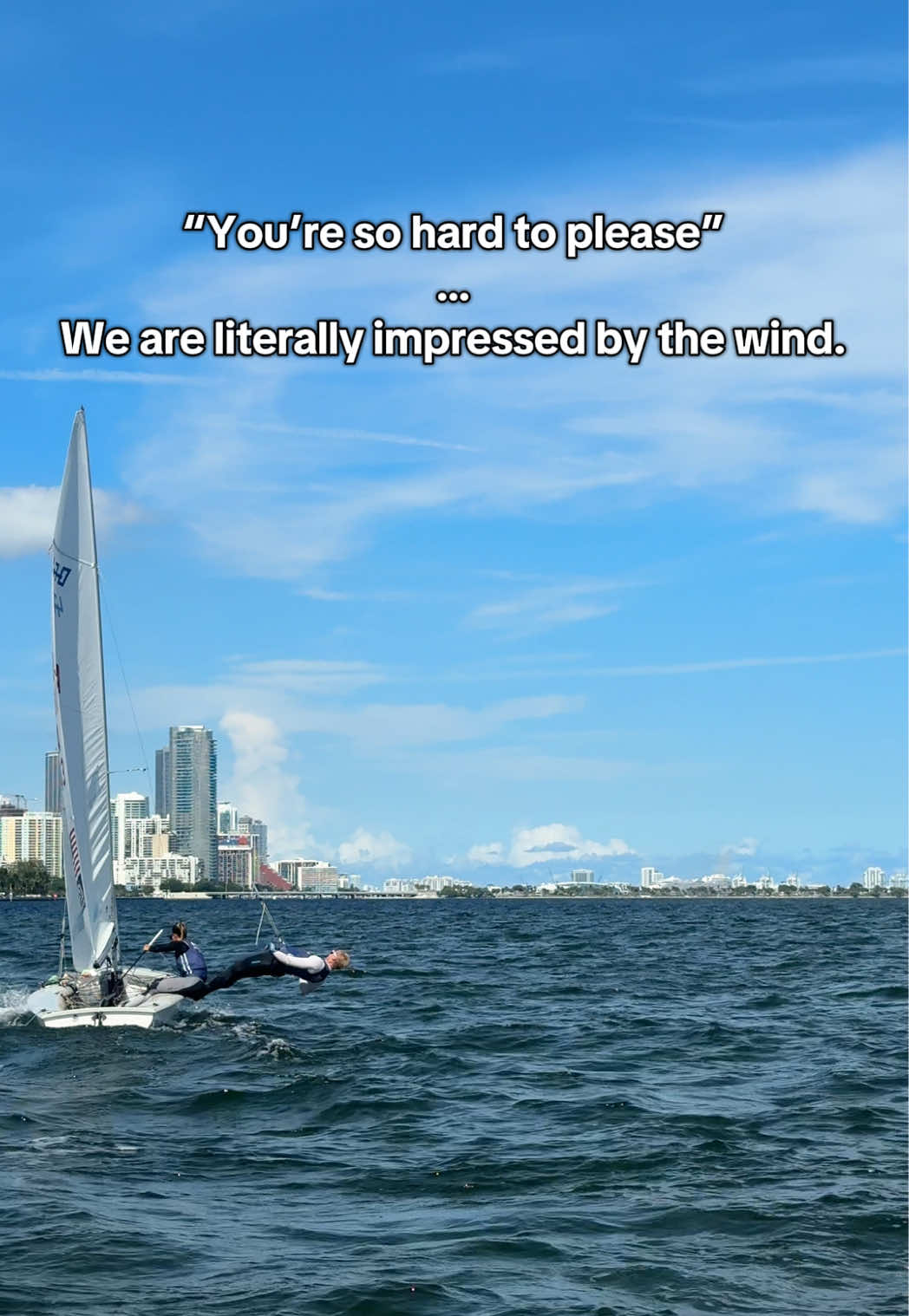 Give us wind and we will be happy 🤩 #fyp #fypシ゚viral #trendingnow #sailing #usa  