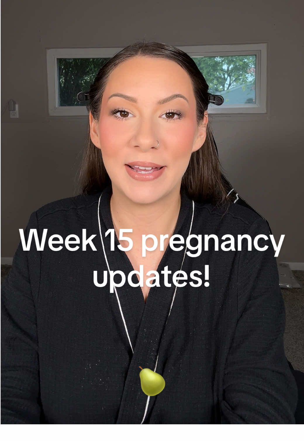 Week 15 baby developmental updates! #secondtrimester #pregnancyjourney #babyupdate #babydevelopment #15weekspregnant 