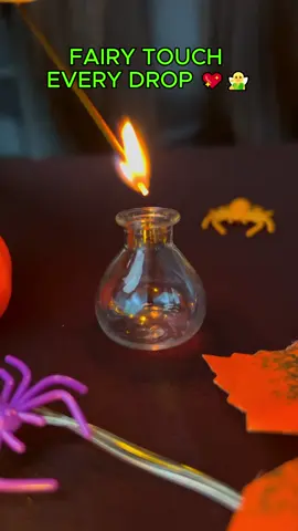 A little gift to the kid in me who once longed for magic 🥹#potion #magicpotion #potionmaking #fyp #tiktokshoprestock #falldealsforyou #fallfreshness #creative #kit #halloween #falldiy #halloweendecor #craft 