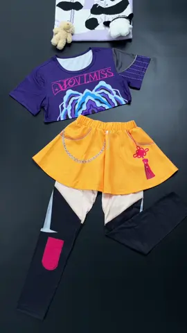 My daughter will like it! >>>k-pop demon hunters(Mira)Same clothes，Halloween Girl's Cosplay💫👻 #ShortSleeve #Crop #Top #Skirt #Set  #Mira #Halloweencostume #Halloween #halloweenlook    #halloween2025 #spooky #halloweenathome    #tops #causaltops   #summertops #summertop   #sleeve #tshirt #shirt  #set #matchingset #childrenclothes #childrenclothing #kidclothes #toddler #toddlertok #spotlightfinds #blackfridaydeals #blackfridaysale #blackfriday #dealsforyoudays