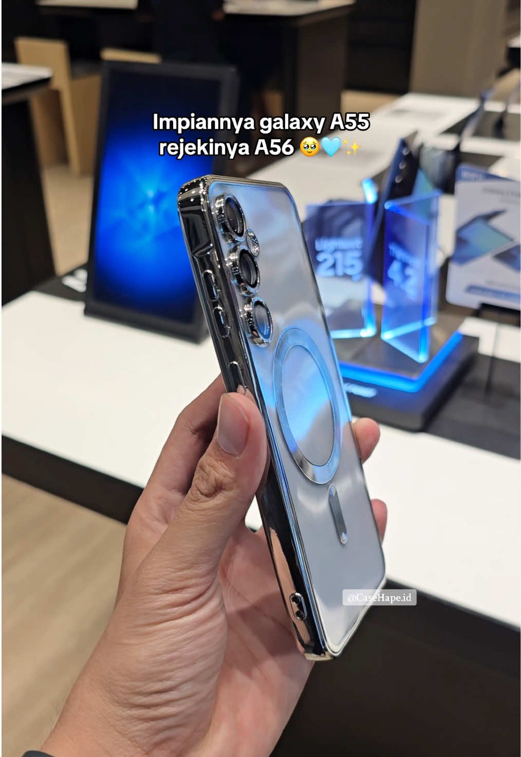 Impiannya galaxy A55, rejekinya A56🥹🩵✨ Alhamdulillah  .. #samsungA56 #samsung #case #casepremium #rekomendasicase #casingandroid #caseestetik #casing #caseandroid #casehp 