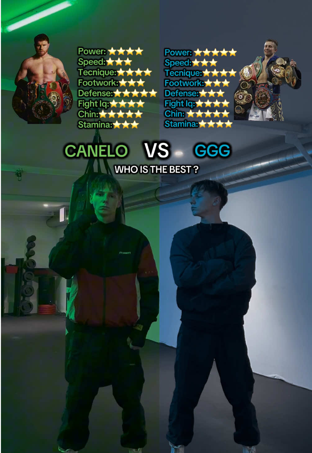 Who is the best for you…?🫣🥊 #boxing #training #boxe #canelo #ggg 