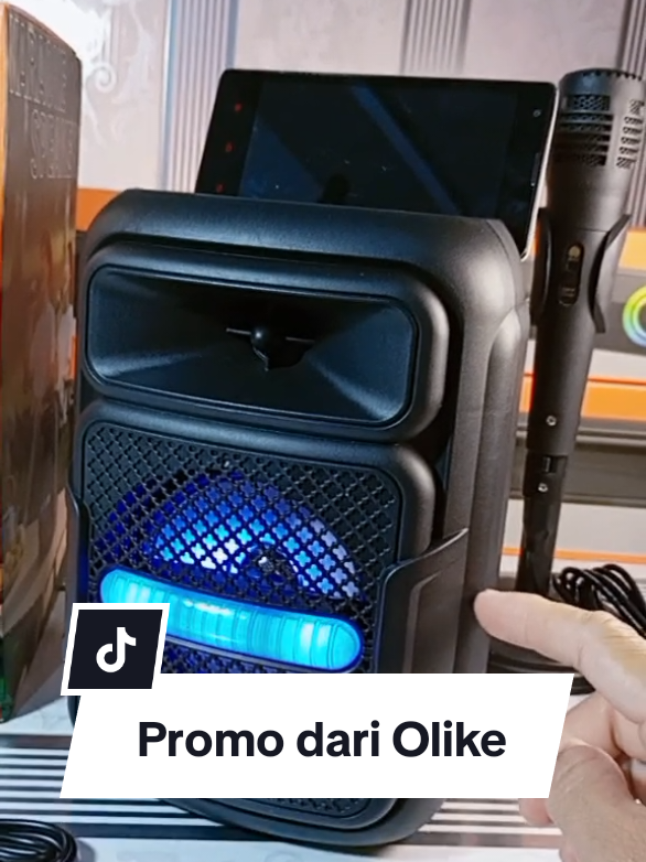 Promo speaker baru dai Olike KM12 Bassmax ukuran 4 inchi Gratis Mic & Kabel Cas, Garansi 12 bulan #elektronik #speaker #speakerbluetooth #speakerbass 