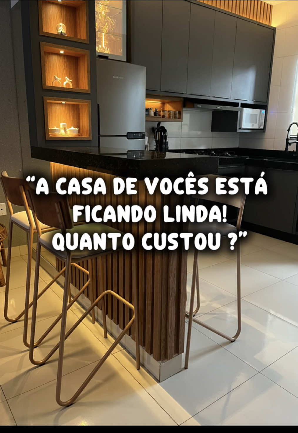 Cada passo valeu a pena! 🏡🙏🩶✨ #casapropia #conquistas #armariosplanejado #fy #reformadecasa 