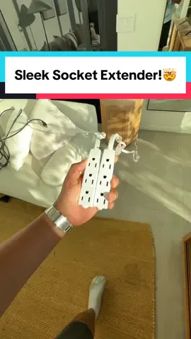 Please stop pushing furniture up against an outlet, and grab a sleek socket extender instead to protect your home!