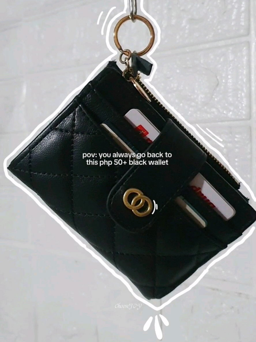 Replying to @jennylyn091828 dun tayo sa wallet na pagkakamalang expensive kahit 49 pesos lang naman HAHAH nasa yellow basket ahh link dali baka maubusan ka!!  related to; wallet black wallet wallet for women wallet recommendations #wallet #foryou #blackwallet #recommendations #walletforwomen 