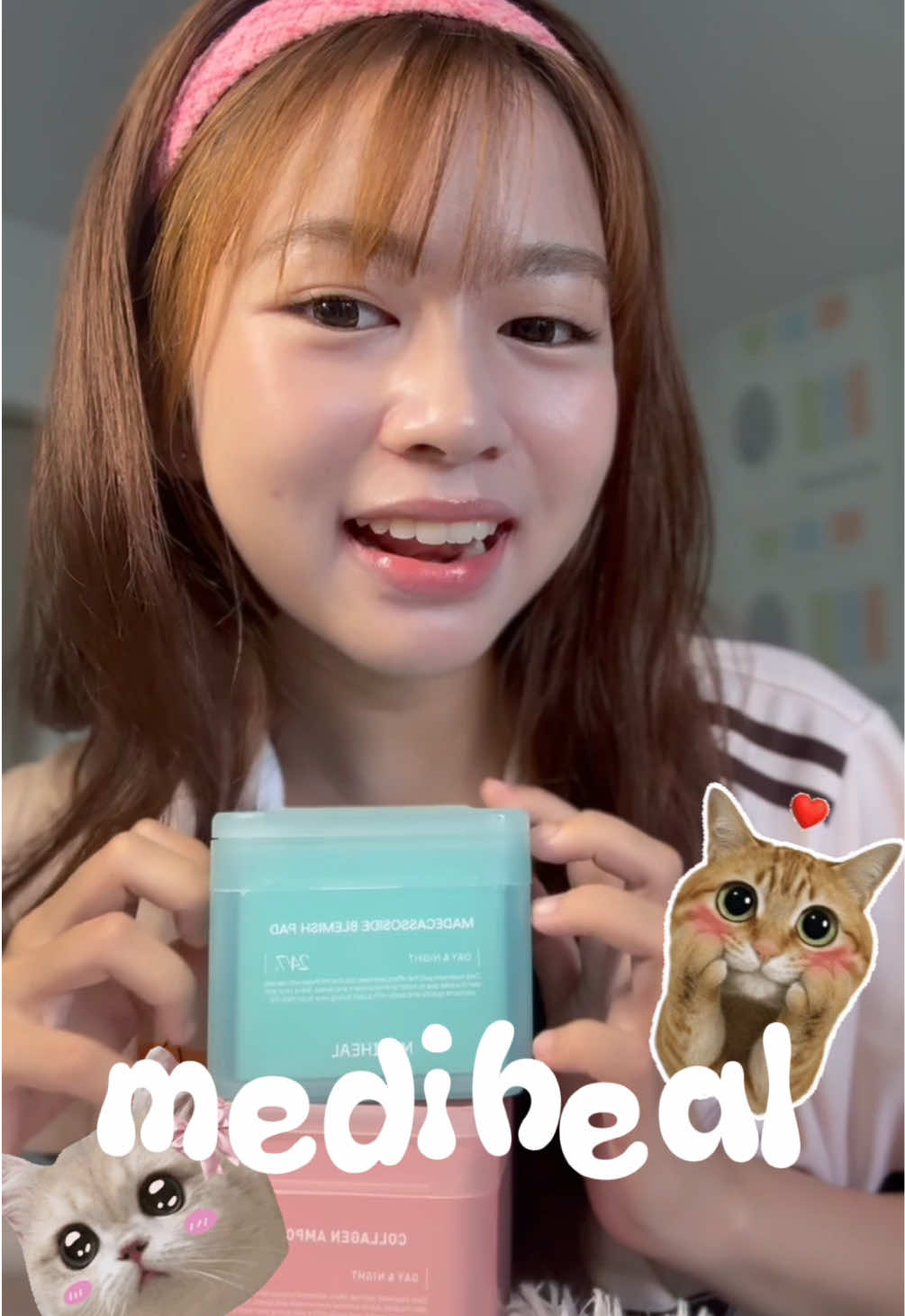 ใสๆ แบบสาวเกาหลี 🇰🇷✨ ต้องมีโทนเนอร์แพดสี่เหลี่ยมติดโต๊ะเครื่องแป้งไว้เลย 🫰 ใช้ง่าย แปะตรงไหนก็พอดีเป๊ะ ผิวใสแบบไม่ต้องพยายาม 💖 #มาเดคาสโซไซด์ #mediheal #เมดิฮีล #kbeauty #tonerpad 
