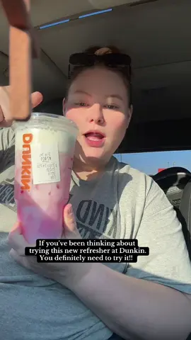 Have you tried this drink @Dunkin'? #dunkindrinks #itssogood #refresher #dunkindonuts #fypage 