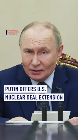Russian President Vladimir Putin has proposed a one-year extension to the New Strategic Arms Reduction Treaty, or New START, offering it to U.S. President Donald Trump as a way to maintain nuclear limits beyond the pact's expiration on February 5, 2026. #russia #us #nuclear