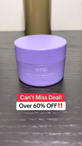Want to fight aging skin? You need to try WNP Retinol Anti-Aging Cream! Grab it now before this incredible offer ends!✨ #wnpskincare #antiaging #finelines #wrinkles #retinol 