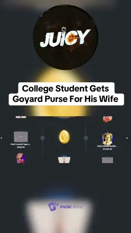 College Student Gets Goyard Purse For His Wife