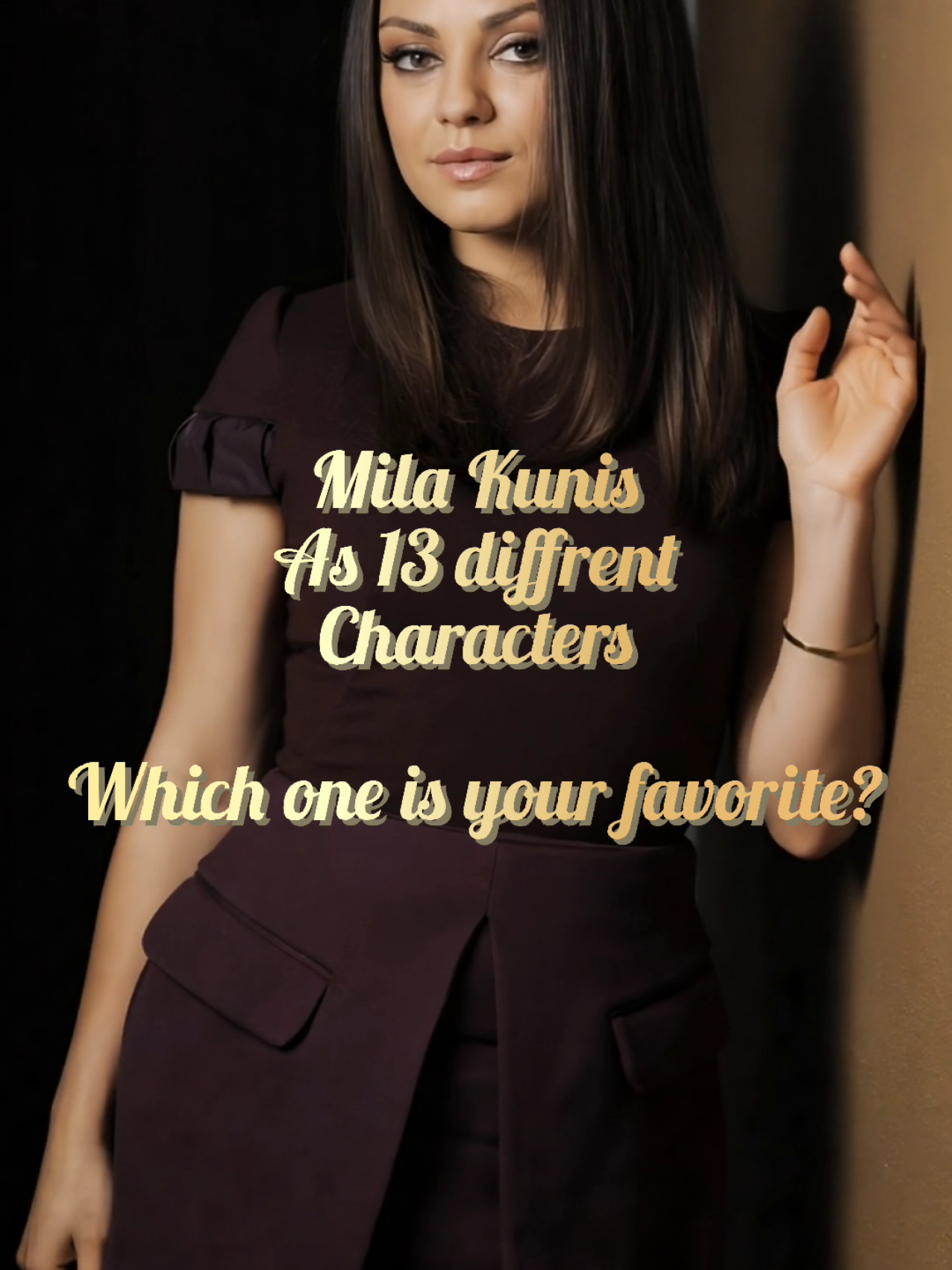 Mila Kunis serving 13 ICONIC looks in one video 🔥 Which role is your fave? 👀✨ #MilaKunis #ViralVideo #aitransformation #elsa #disney