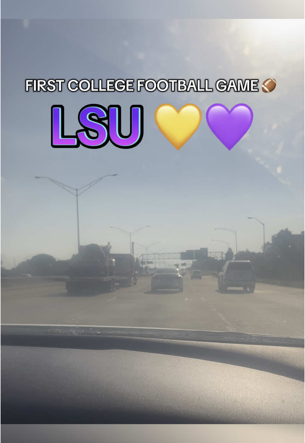 First College Football Game 🏈 💜💛LSU, LETS GO TIGERS !!!! #fypシ゚viral #LIKE ,#CollegeFootball  #lsufootball #lsu 