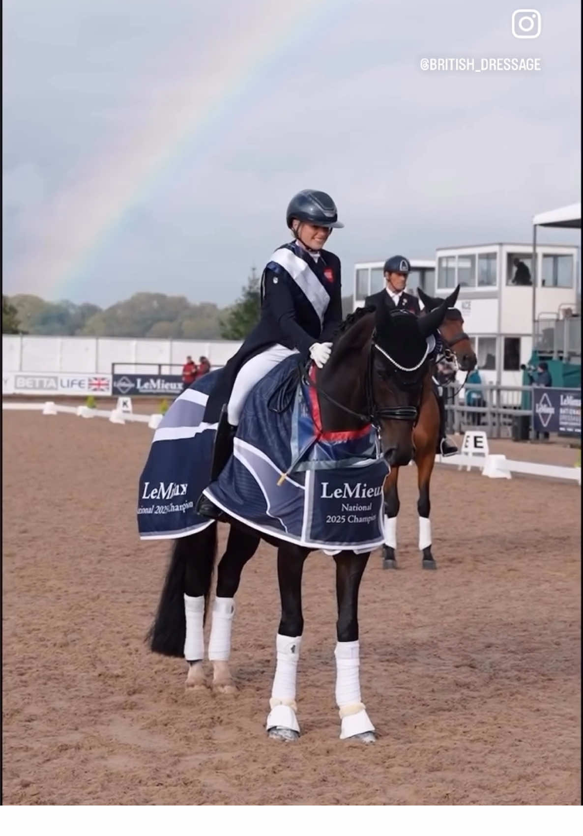 One week on! The moment of a lifetime for our 2025 National Champions, Sadie Smith & Swanmore Dantina 🏆 #britishdressage #lndc25 #BritishDressage #equestrian #dressage 