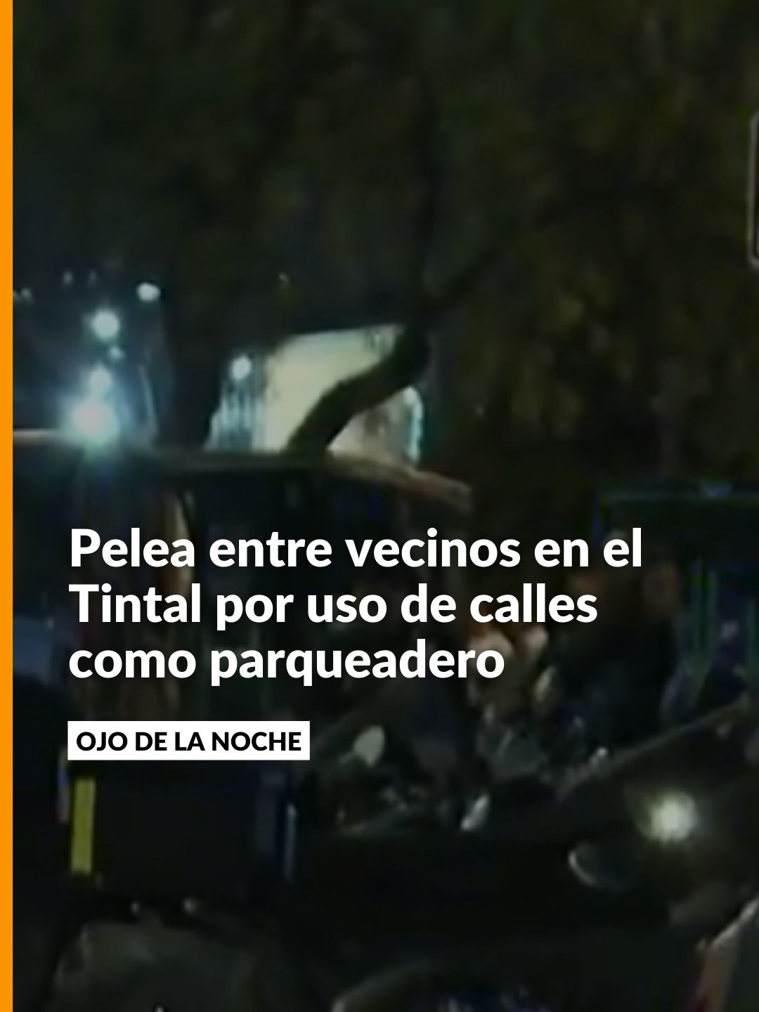 En el Tintal, localidad de Kennedy, se registró una pelea entre vecinos por el uso del espacio público como parqueadero. Aquí la nota completa en el #OjoDeLaNoche.  Siga la señal de Noticias Caracol en Vivo en noticiascaracol.com