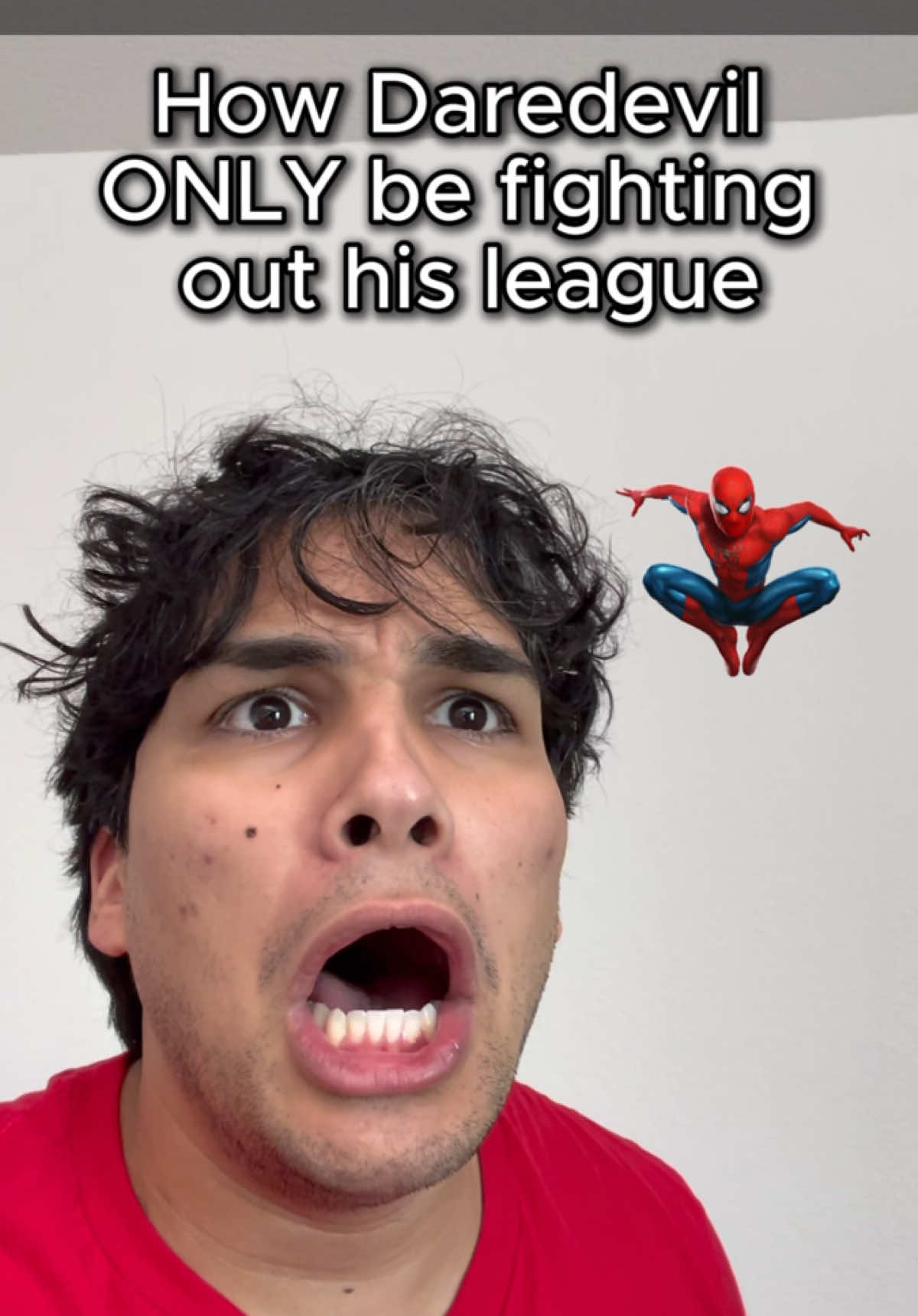 How Daredevil ONLY fights out his league #daredevil #spiderman #comic #marvel 