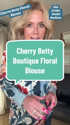 Cherry Betty boutique has the most unique blouses. I love every blouse I’ve gotten from @Cherrybetty ! Sizes go up to 3xl! #cherrybetty #blouse #blouses #floralblouse #fashionover40 