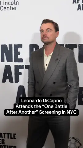 #LeonardoDiCaprio at the #OneBattleAfterAnother screening in NYC 🎥