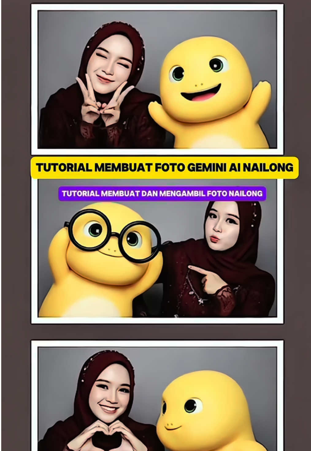 Cobain gemini ài foto bareng nailong ，salinan text ai gemini buat foto box bersama nailong，Gemini dan karakter kartun foto grup tutorial produksi potret ai #aifoto #capcutforus#capcut#capcutpioneer#nagasusu  Produksi ai foto kelompok naga susu poto nailong yang lucu  salinan text ai gemini foto polaroid pasangan teks foto polaroid