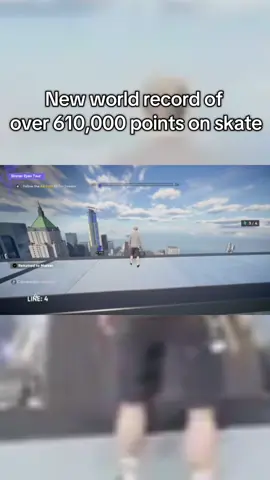 New skate world record! #skate #skate4 #worldrecord #gaming #unbeatable 