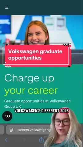 @Volkswagen UK have announced their 4, 2026 graduate schemes including one in marketing!  All with a starting salary of £31,800 💸  #gradjob #graduateprogramme #gradscheme #graduatejob #volkswagen 