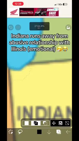 Indiana runs away from abusive relationship with Illinois, after 192 years they are now divorced. (THIS IS A JOKE DON'T TAKE IT SERIOUSLY)