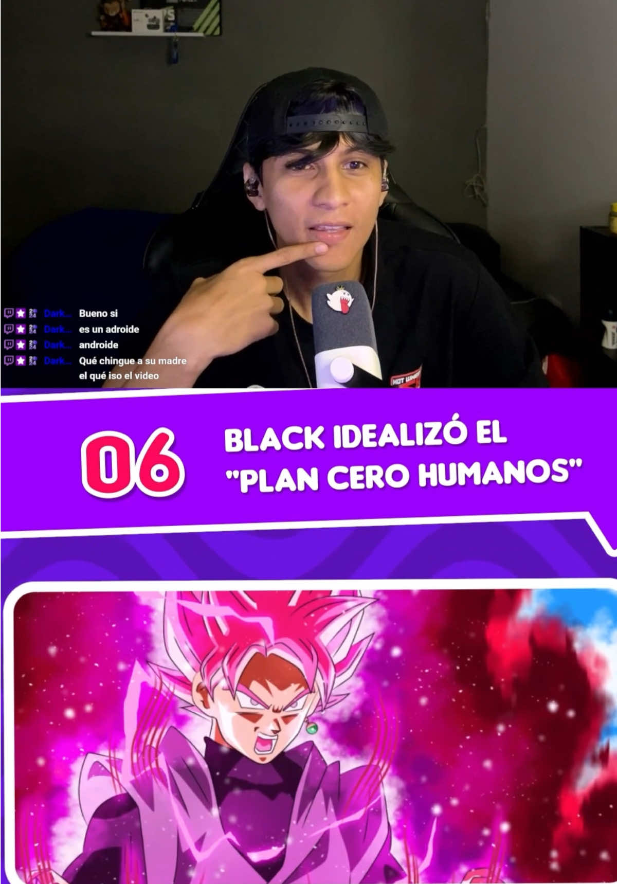 como que black goku no fue? #goku #dbz #GamingOnTikTok 