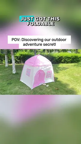Outdoor Indoor Toy House Tent for Kids Foldable Girls Playhouse Toy Tent Princess Pink Castle House Play Tent Perfect Toy Gifts for Girls #kidsplay #outdoortoys #playroomdecor #indoorplayroomowner #inflatabletent #kidsplayroom #indoorplayideas #toyhouse #indoortoys #toddlerplayroom
