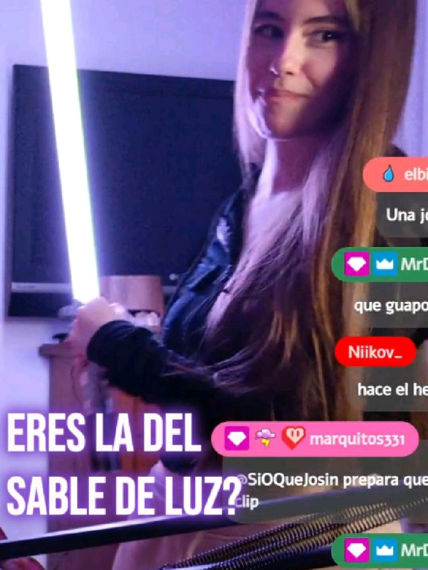 Sí, no tiene sentido negarlo #starwars #lightsaber #humor #livestream 