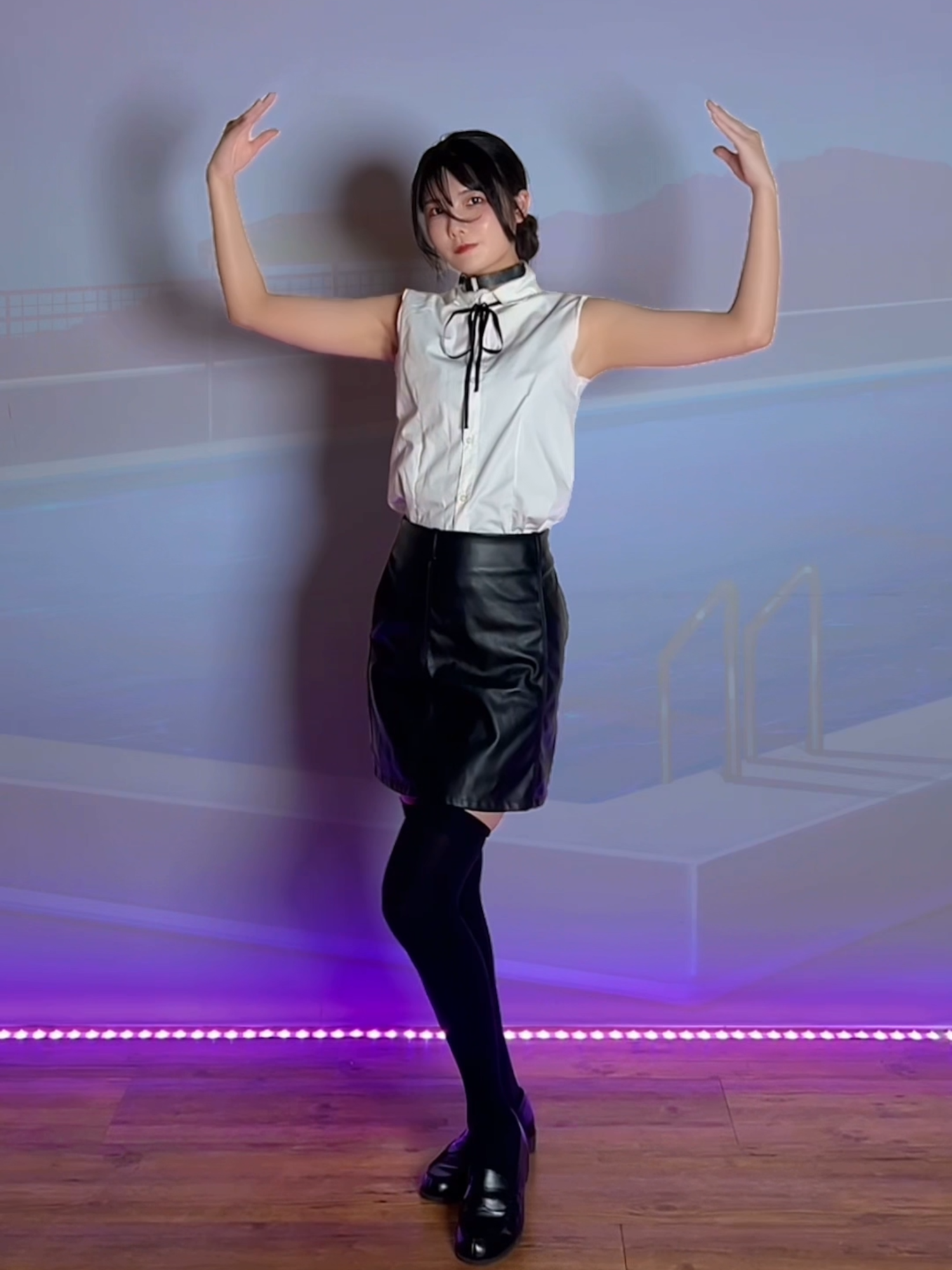 家にあるもので服装を寄せてレゼコスしてみた！ #野田真理愛  #shorts
