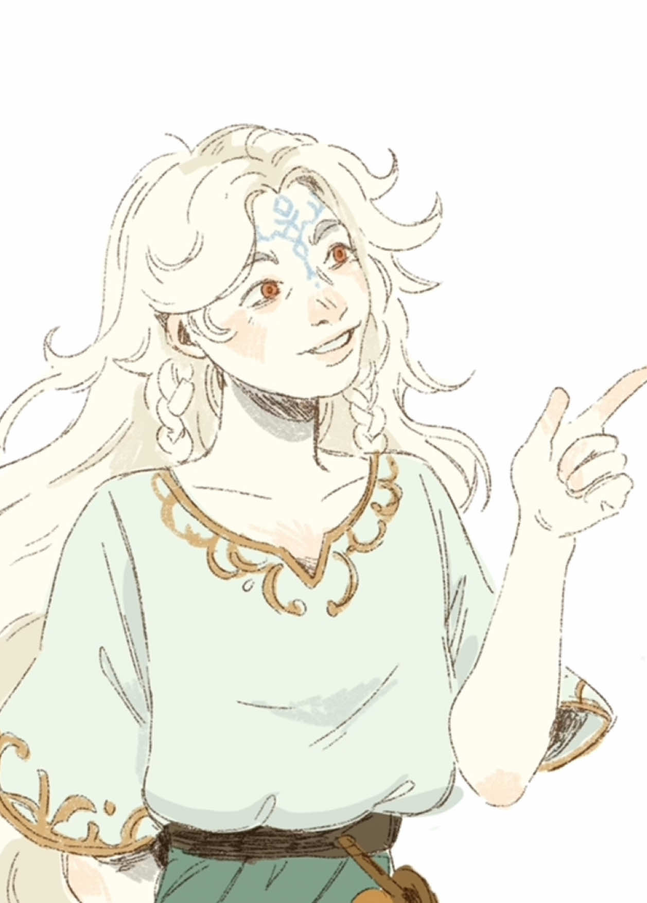 He's just being silly  Self-indulgent OC content he's a week old and hatched from a statue 🥰 #fyp #originalcharacter #artistsoftiktok #oc #arttiktok #digitalartist 
