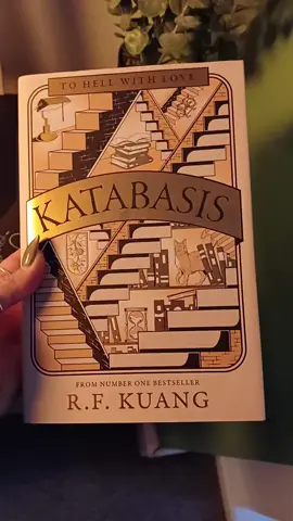 Buddy read time with the amazing @📚 Kim's Book Coven 📚  📚 Katabasis by R.F.Kuang📚 I'm hoping for another amazing read with this one! 🙌🏻🤞 #BookTok #katabasis #rfkuang #sprayededges #fyp 