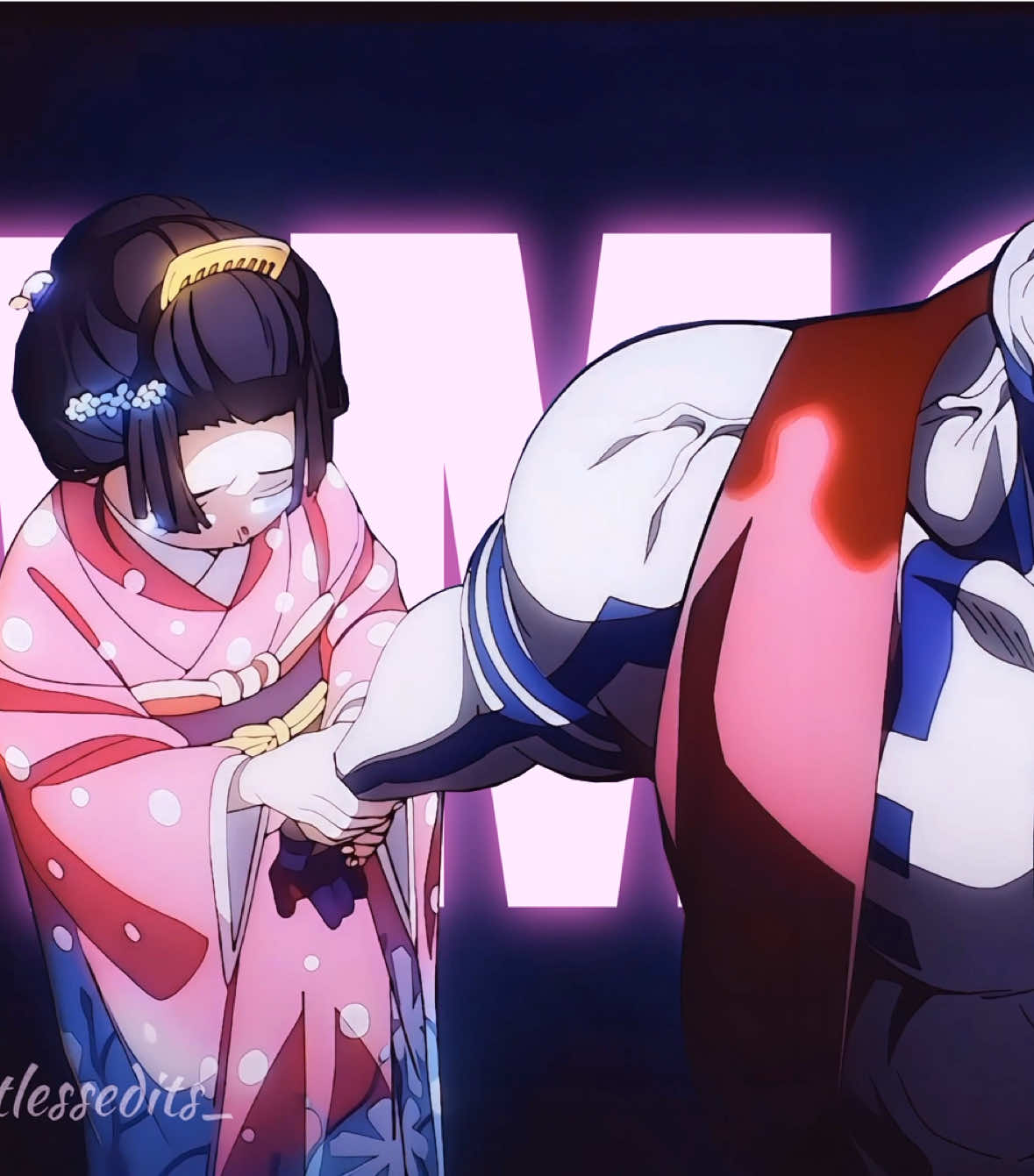 No puedo sin tu amor ❤️‍🩹❄️ #miloj #kny #kimetsunoyaiba #akaza #fyp 