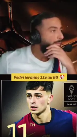 C'est scandaleux Pedri 11e au Ballon d'or 👀 @L’immigré parisien #pedri #ballondor #classementbo #barca #pedrigonzalez 