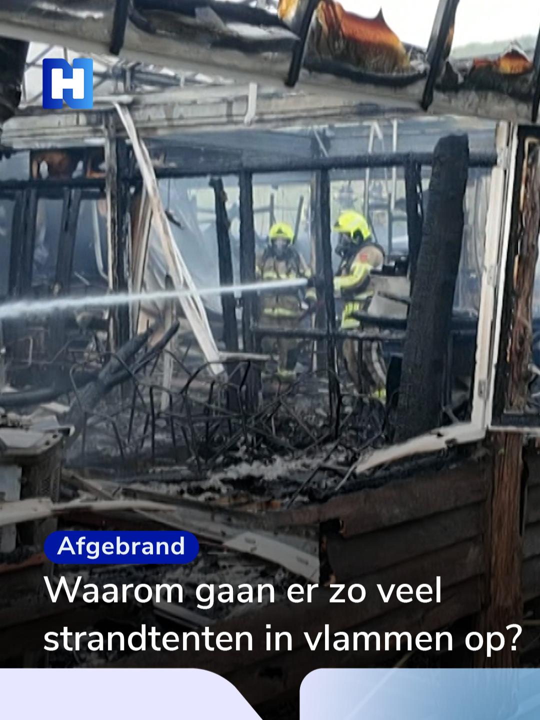 ‘’Ik voel het echt in mijn hart. Ik ben er even stil van.” Zondag ging Beach Club Zand in Castricum in vlammen op. Hoe kan het dat strandtenten zo vaak afbranden? #strandtenten #castricum #beachclub #nhnieuws
