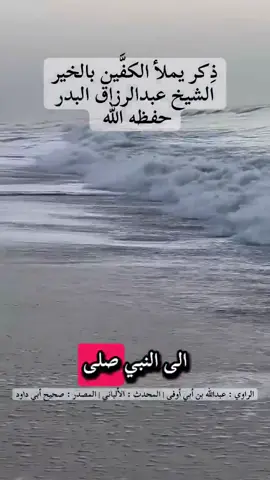 ذكر عظيم يملأ الكفين للشيخ #عبدالرزاق_البدر #اكسبلورexplore #تيك_توك  #ترند #تصميم_فيديوهات🎶🎤🎬 