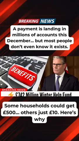 A payment is landing in millions of accounts this December… but most people don’t even know it exists #DWPBonus #WinterSupport #tiktokuk  #uknews  #breakingnews 