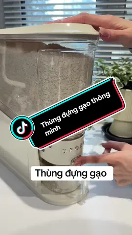 Thùng đựng gạo thông minh#dungcunhabep #giadungtienich #beanh #giadungthongminh #thungdungao