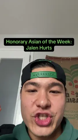 New segment - Honorary Asian of the Week. Congrats Jaren! #fyp  #nfl #asian #eagles 
