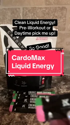 @CardoMax  Absolutely love this brand! Made in USA Veteran owned!  Clean Liquid Energy Booster!  #energy #clean #veterans #workout 