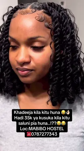 Njoo usuke binti😂😂🙌🏾 #ubungomabibohostel #daressalaam #tanzaniatiktok #msusiwauswahilini #hairstyle 