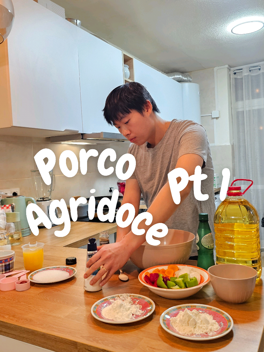 Receita de porco agridoce. Parte 1: Molho agridoce  #receita #portugal🇵🇹 #chinesefood 