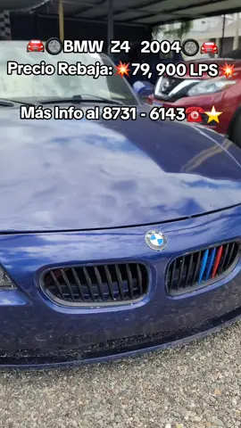 🚦 BMW  2004  Z4 🚦 PRECIO:💥 79, 900 LPS 💥 ⭐️AÑO  2004 ⭐️MOTOR  2.5 ⭐️AUTOMÁTICO ⭐️RINES DE LUJO ⭐️ASIENTOS DE CUERO ⭐️PAPELES EN REGLA ⭐️VIDRIOS ELÉCTRICOS Más Info al 8731 - 6143 ( Ariel Padilla) ☎️⭐️ #sanpedrosula #Autolotecivic #honduras🇭🇳 #autoscivicymas #ventassps 