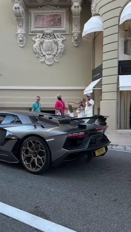 SVJ in Monaco 🇲🇨 #monaco #lamborghini #aventador #svj #supercar 