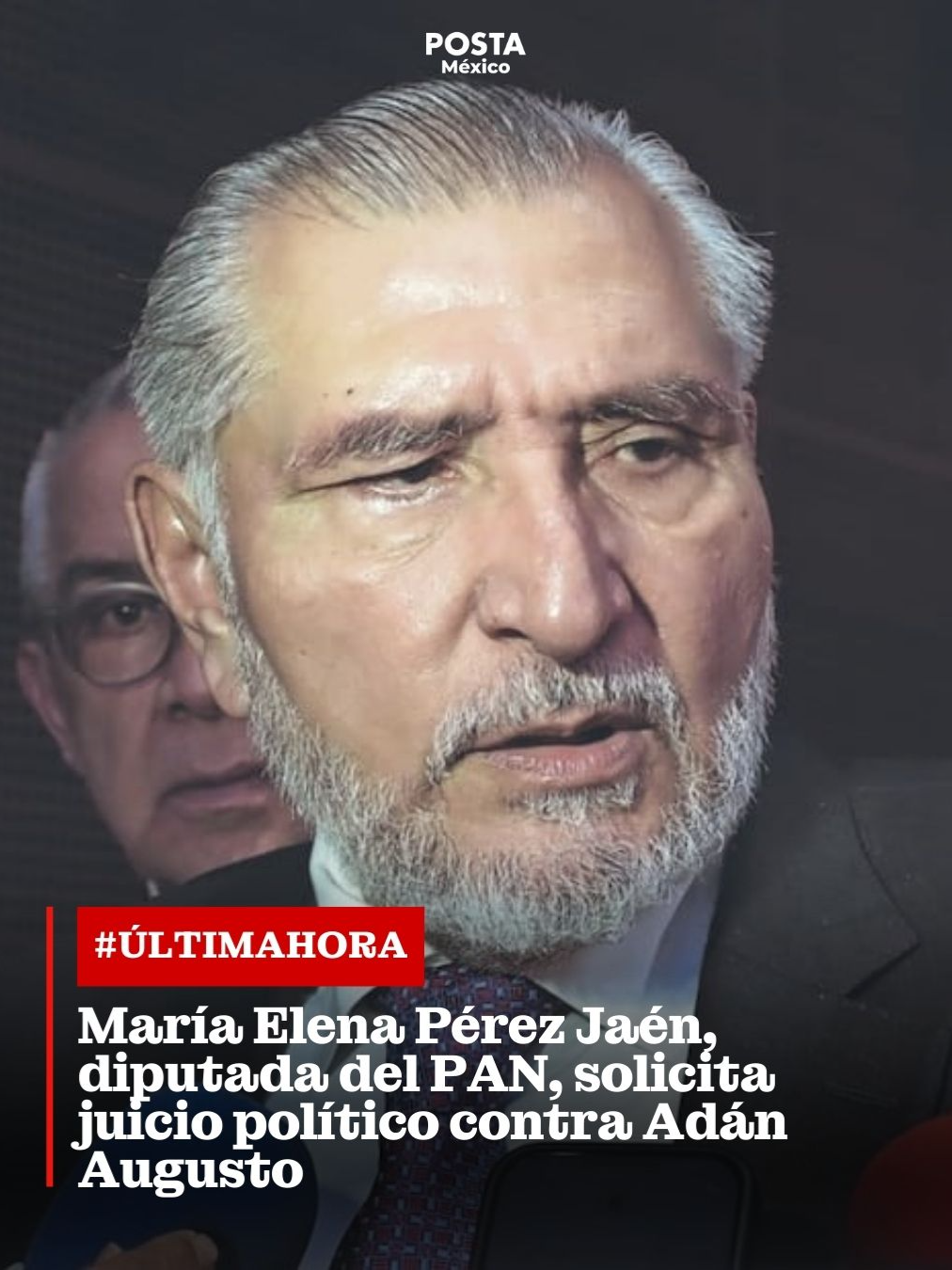 #ÚLTIMAHORA | 🔴 La diputada federal María Elena Pérez-Jaén presentó en la Cámara de Diputados una solicitud de juicio político para pedir el desafuero del senador morenista #AdánAugustoLópez Hernández, a quien señaló de tener presuntos nexos con el grupo criminal #LaBarredora  El legislador ha estado en el centro de la polémica tras la detención de Hernán “N”, señalado como líder de esa organización y preso desde el 18 de septiembre. La conexión surge porque López Hernández fue su secretario de Seguridad cuando era gobernador de Tabasco.