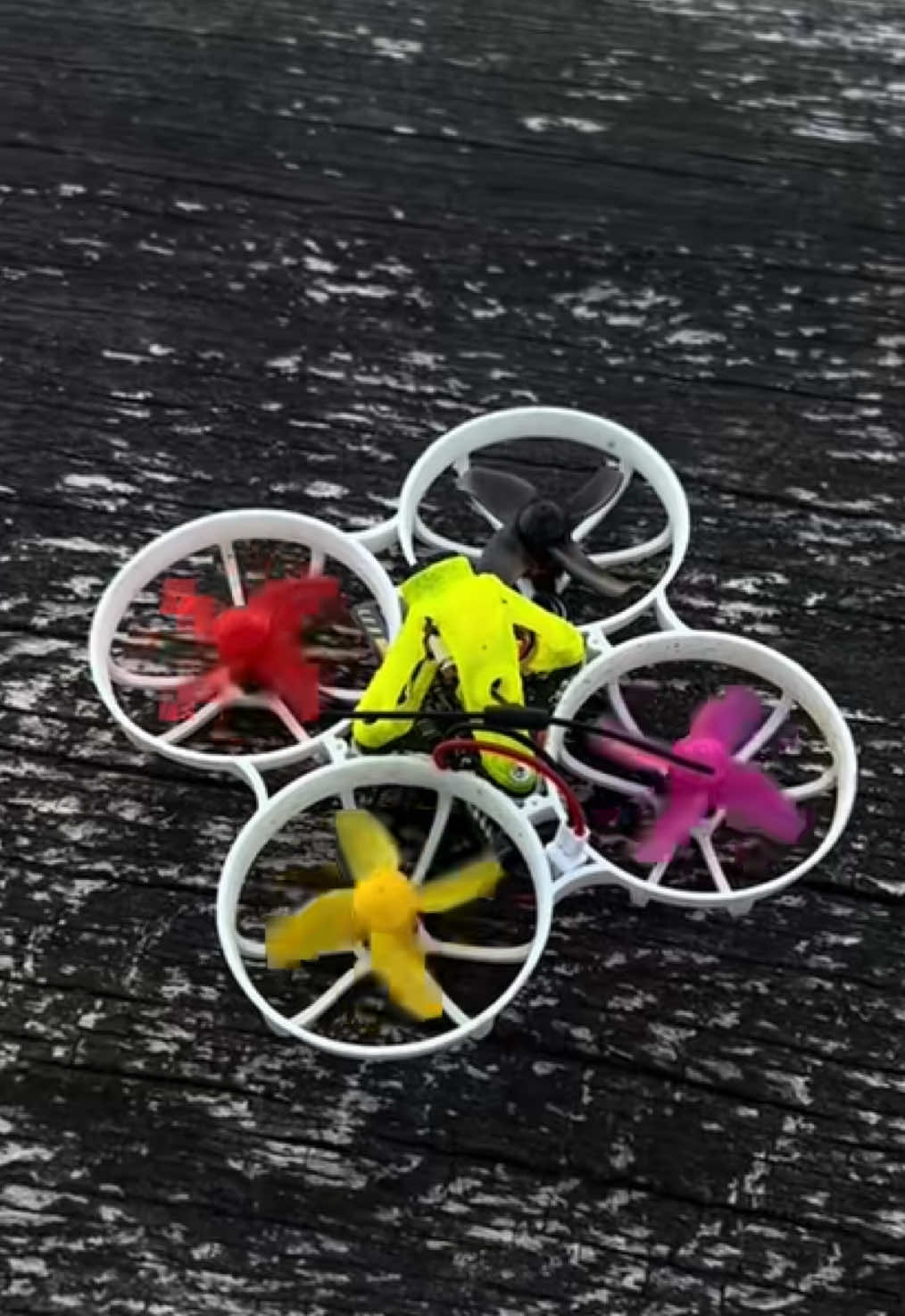 My tinywhoop before it got the carbon frame, looked good but was deffo underpowered… - - #tinywhoop #fpv #fpvdrone #drone #fyp 