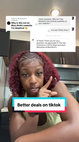 Replying to @💎 Diamond  good observation ! #maryruths #hairgrowth #formula #longhair #hairtok 